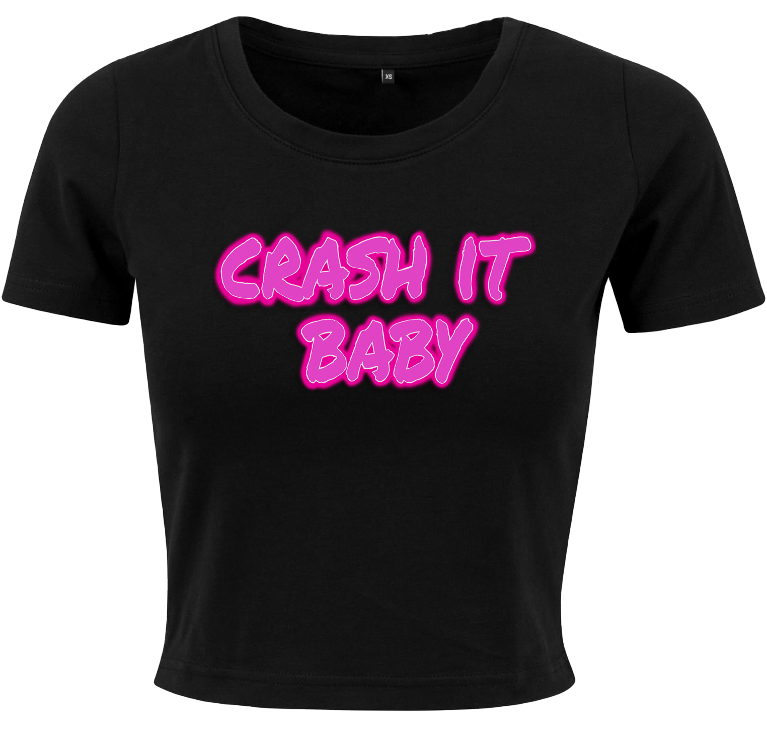 Partycrasher - Crash it Baby Girl Crop Shirt [schwarz] 