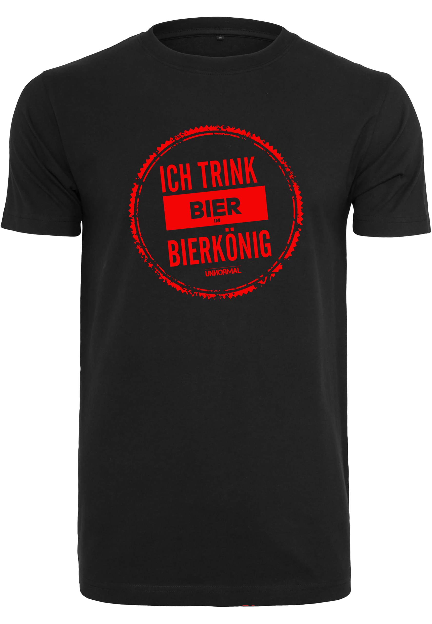 UNNORMAL - Bierkönig - T-Shirt [schwarz]