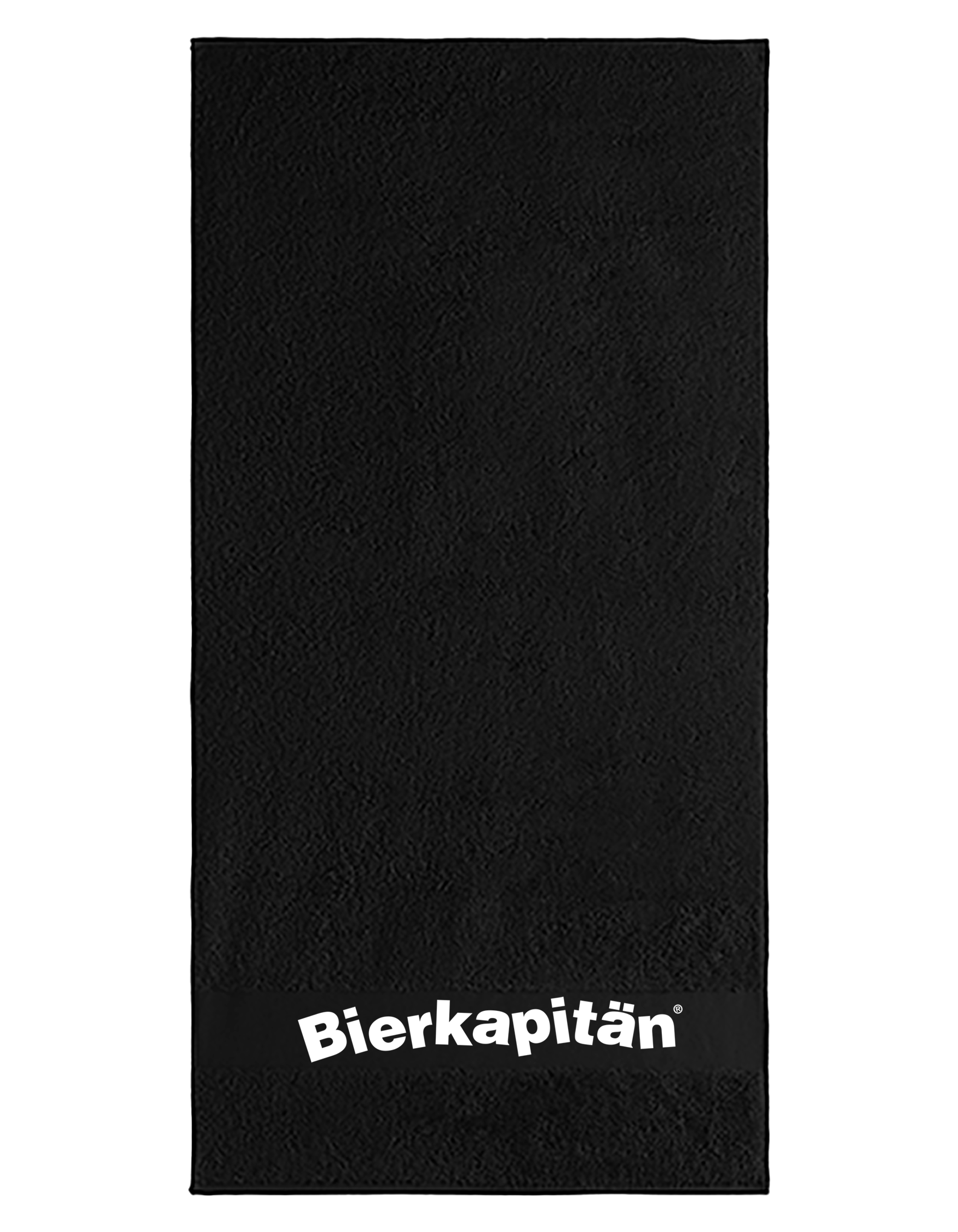 Bierkapitän - Logo - Handtuch [schwarz]