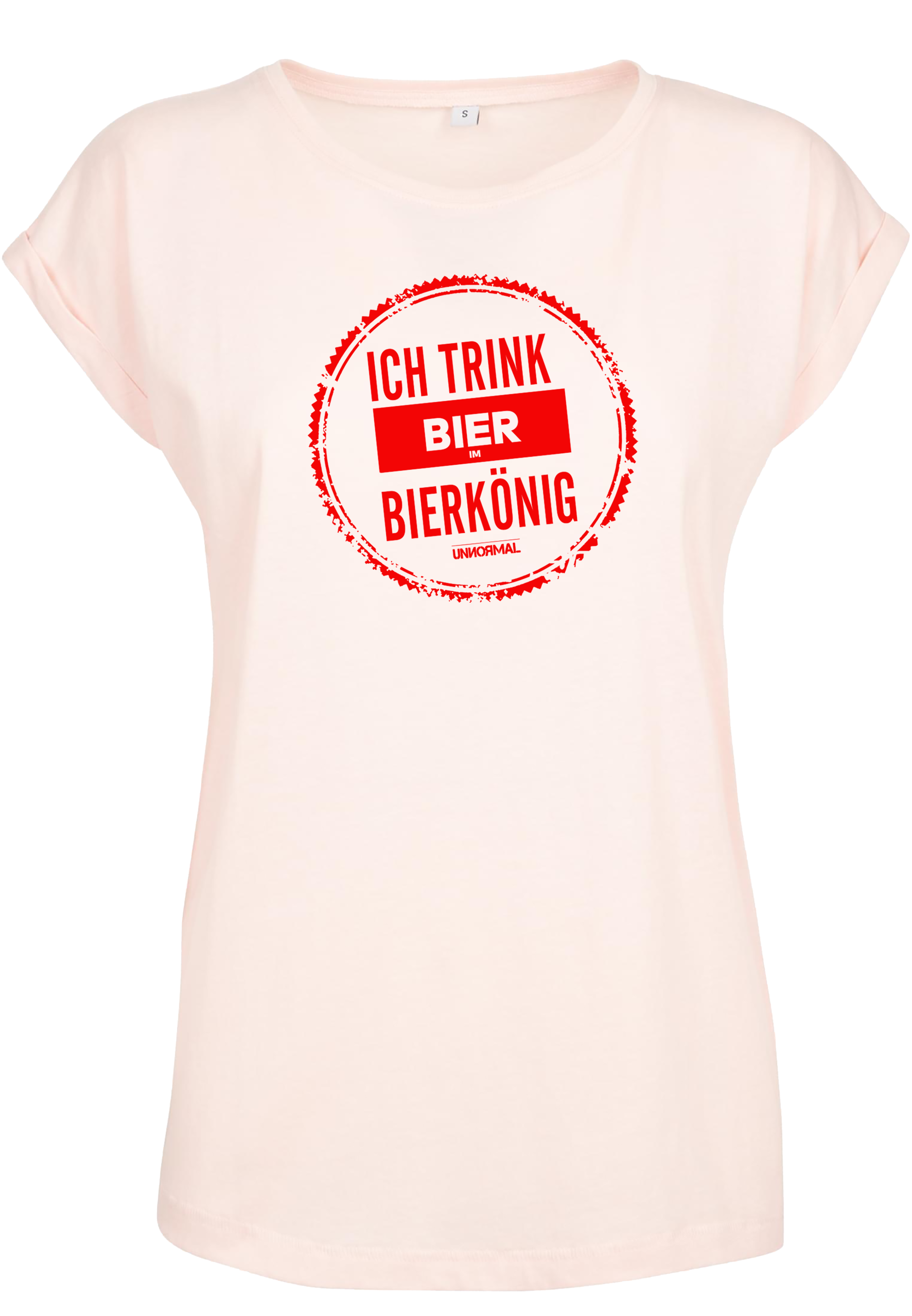UNNORMAL - Bierkönig - Girl Extended Shirt [pink]