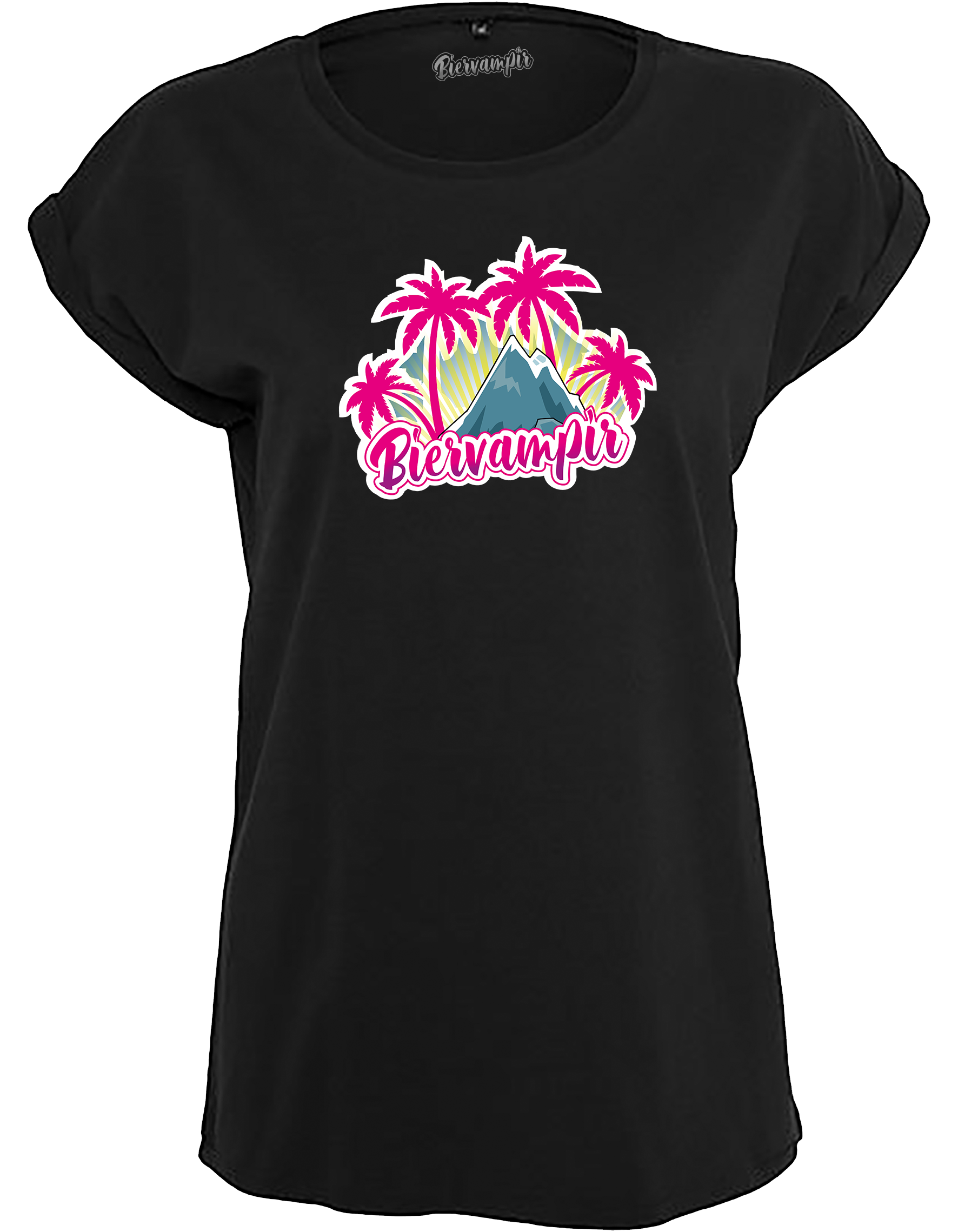 Biervampir - Girl Extendend Shirt - Logo [black]