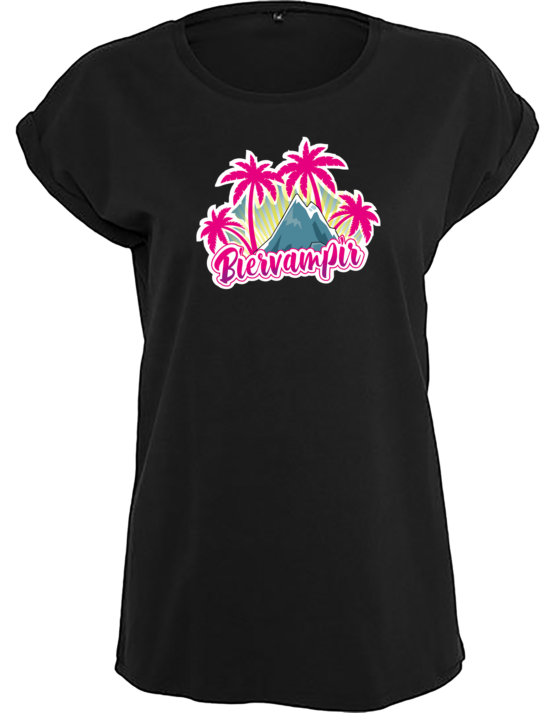 Biervampir - Girl Extendend Shirt - Logo [black]
