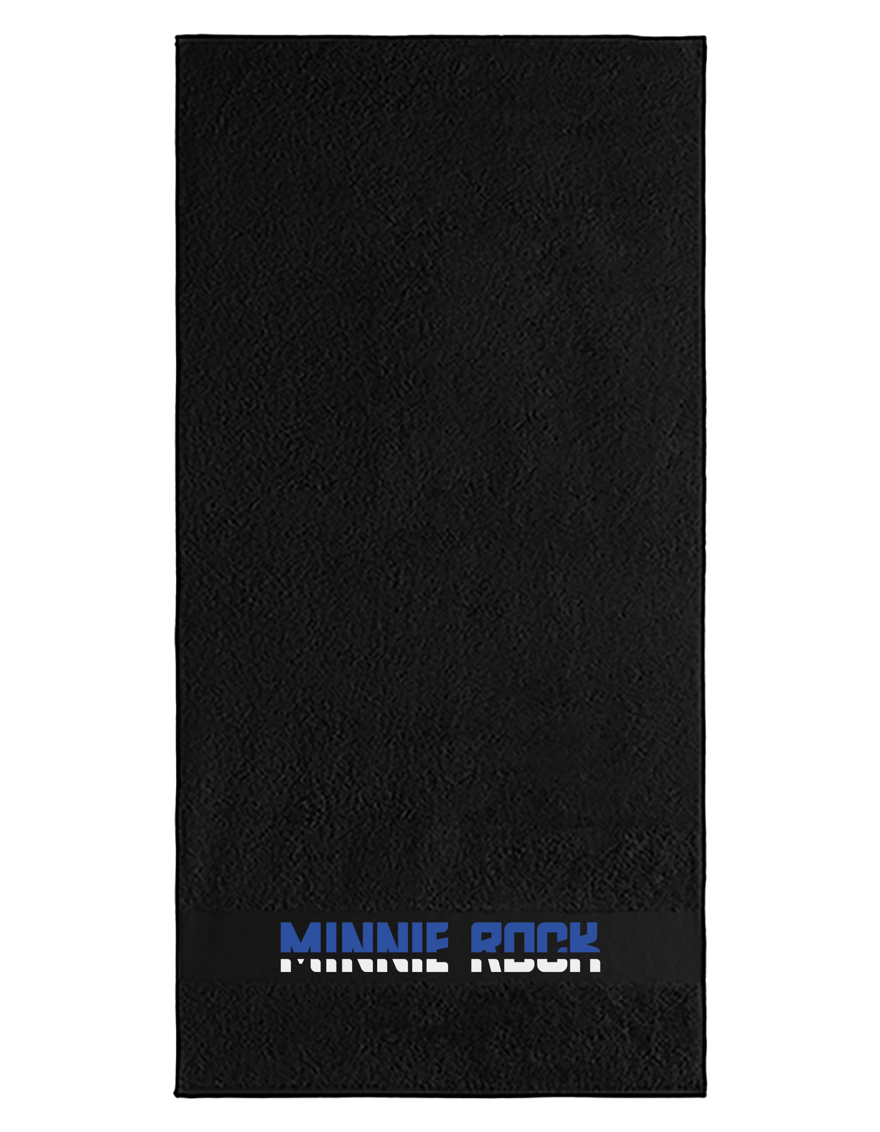 minnie rock - Schriftzug Handtuch [schwarz]