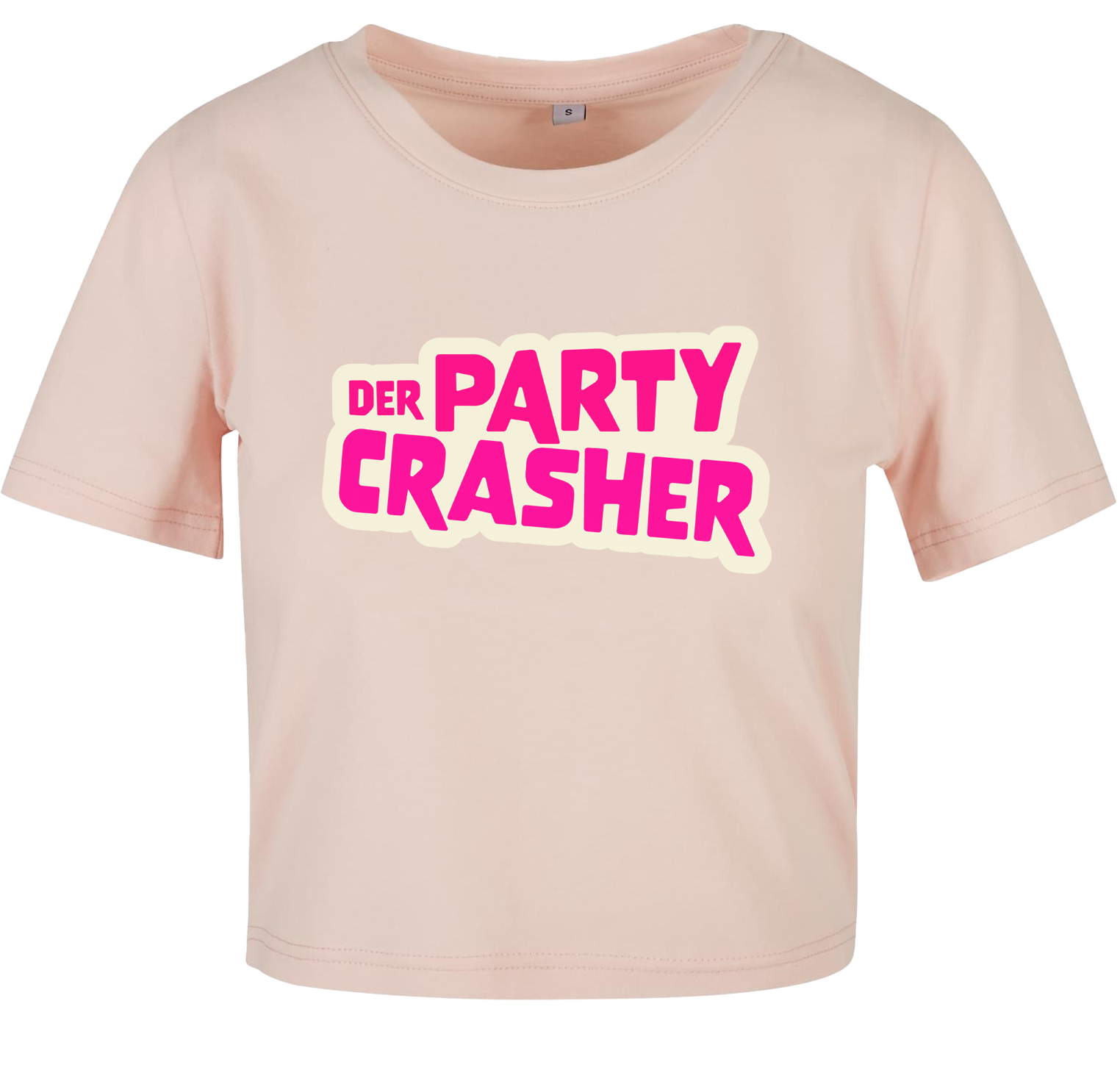 Partycrasher - Logo Girl Crop Shirt [pink]
