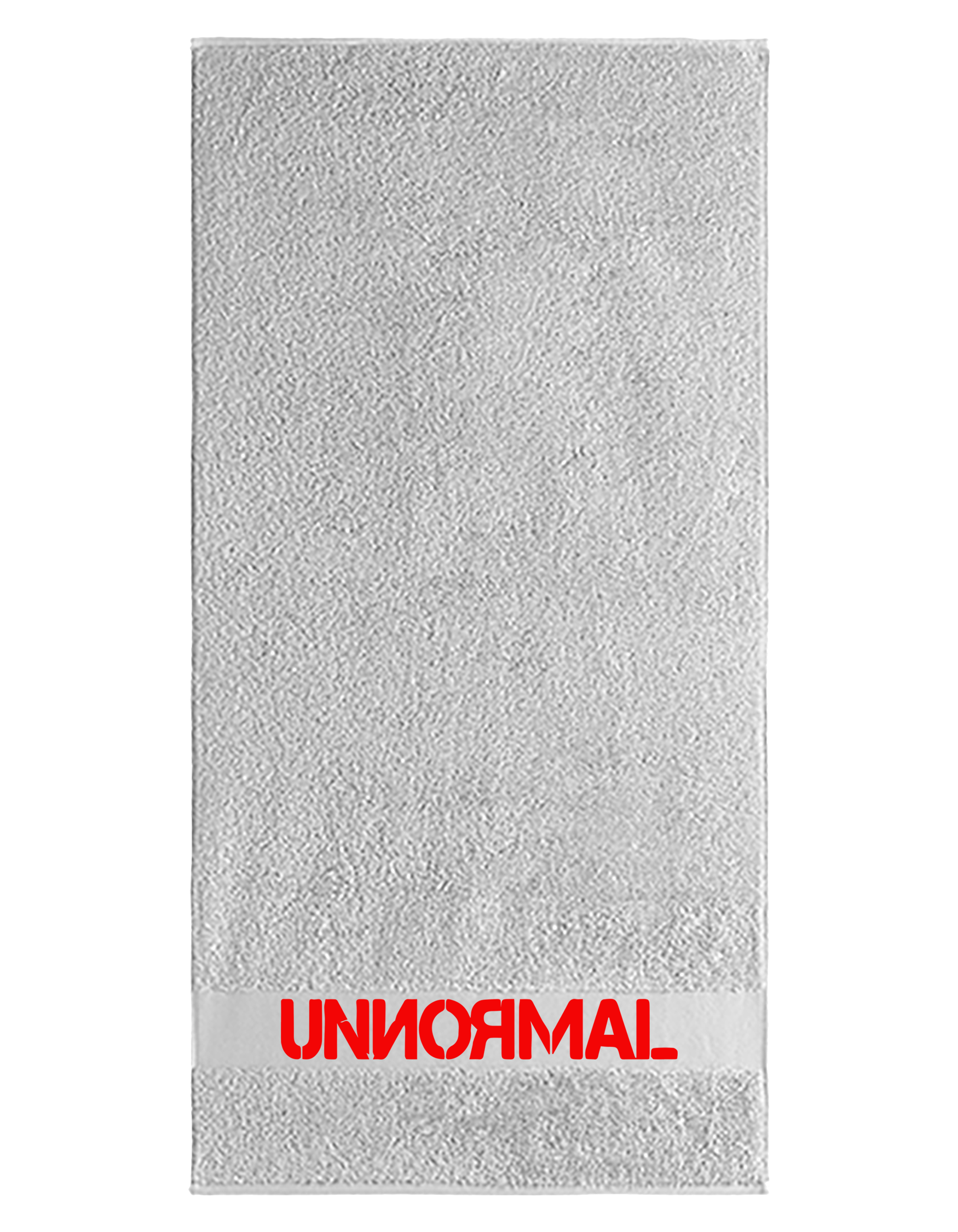 UNNORMAL - Logo - Handtuch [weiß]