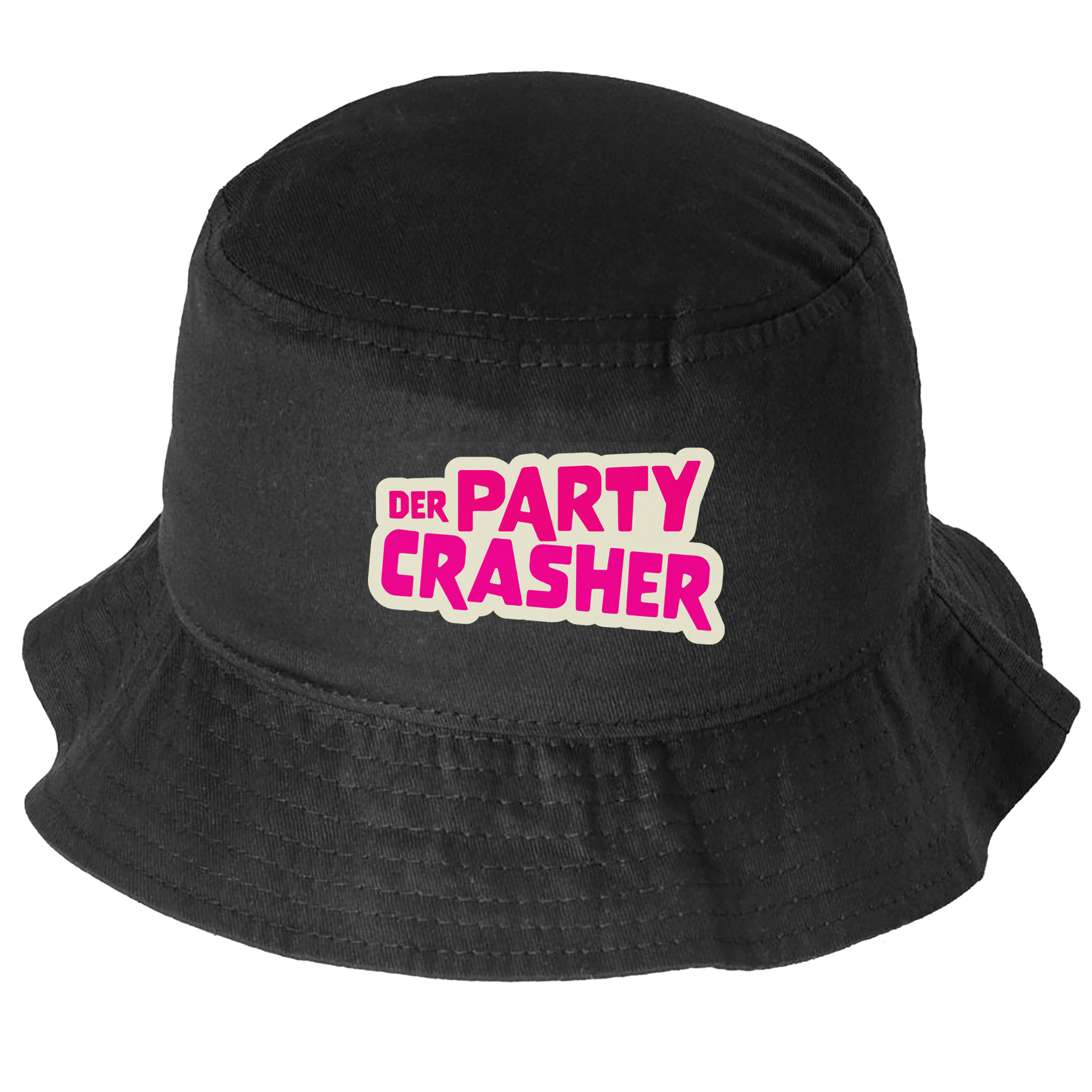 Partycrasher - Logo Feierhut [schwarz] 