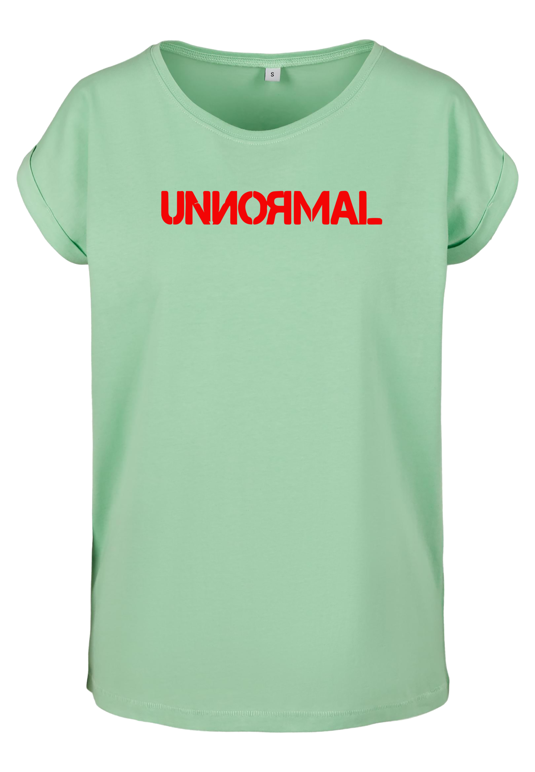 UNNORMAL - Logo - Girl Extended Shirt [grün]