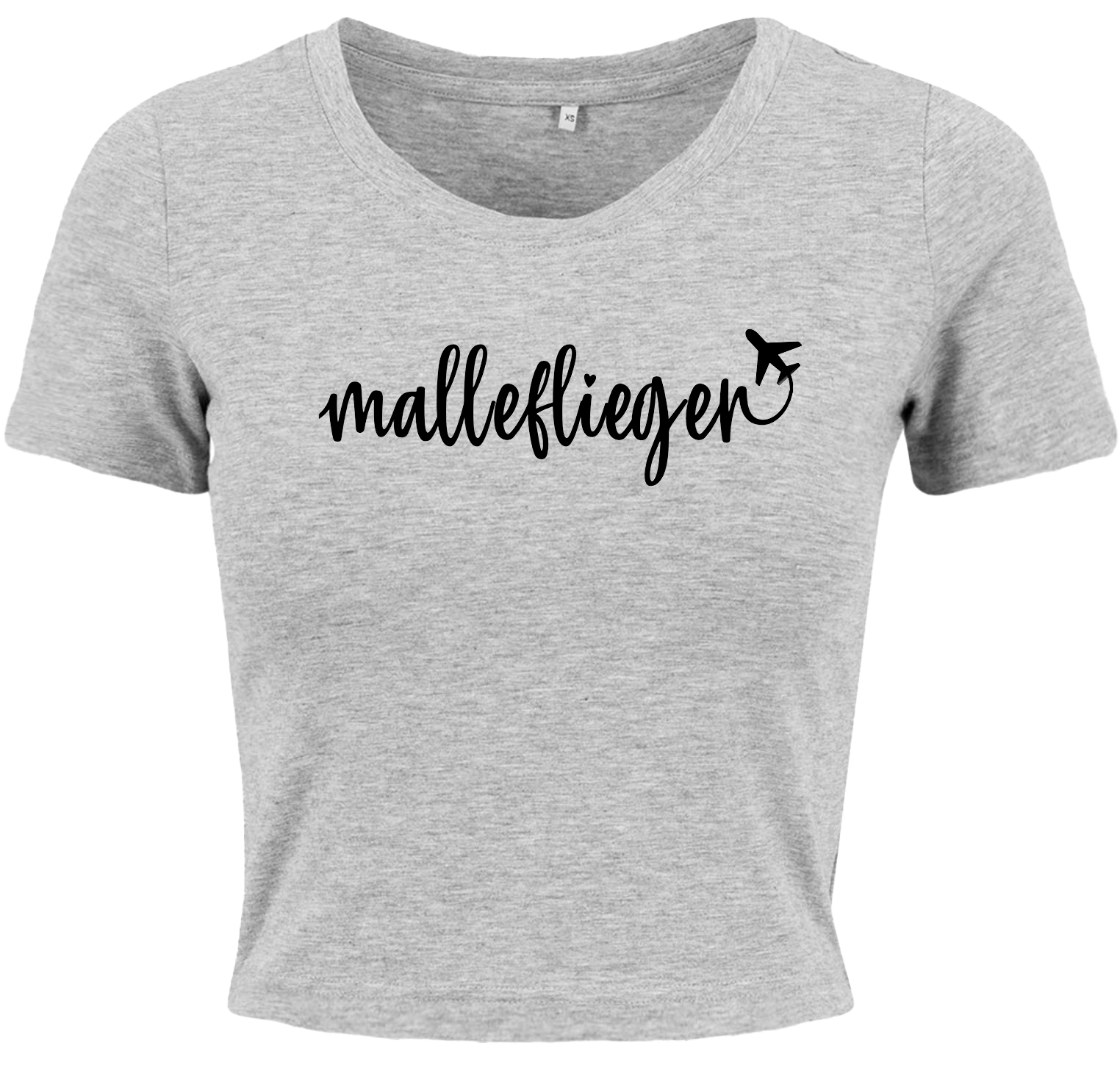 UNNORMAL - Malleflieger - Girl Crop Shirt [grau]