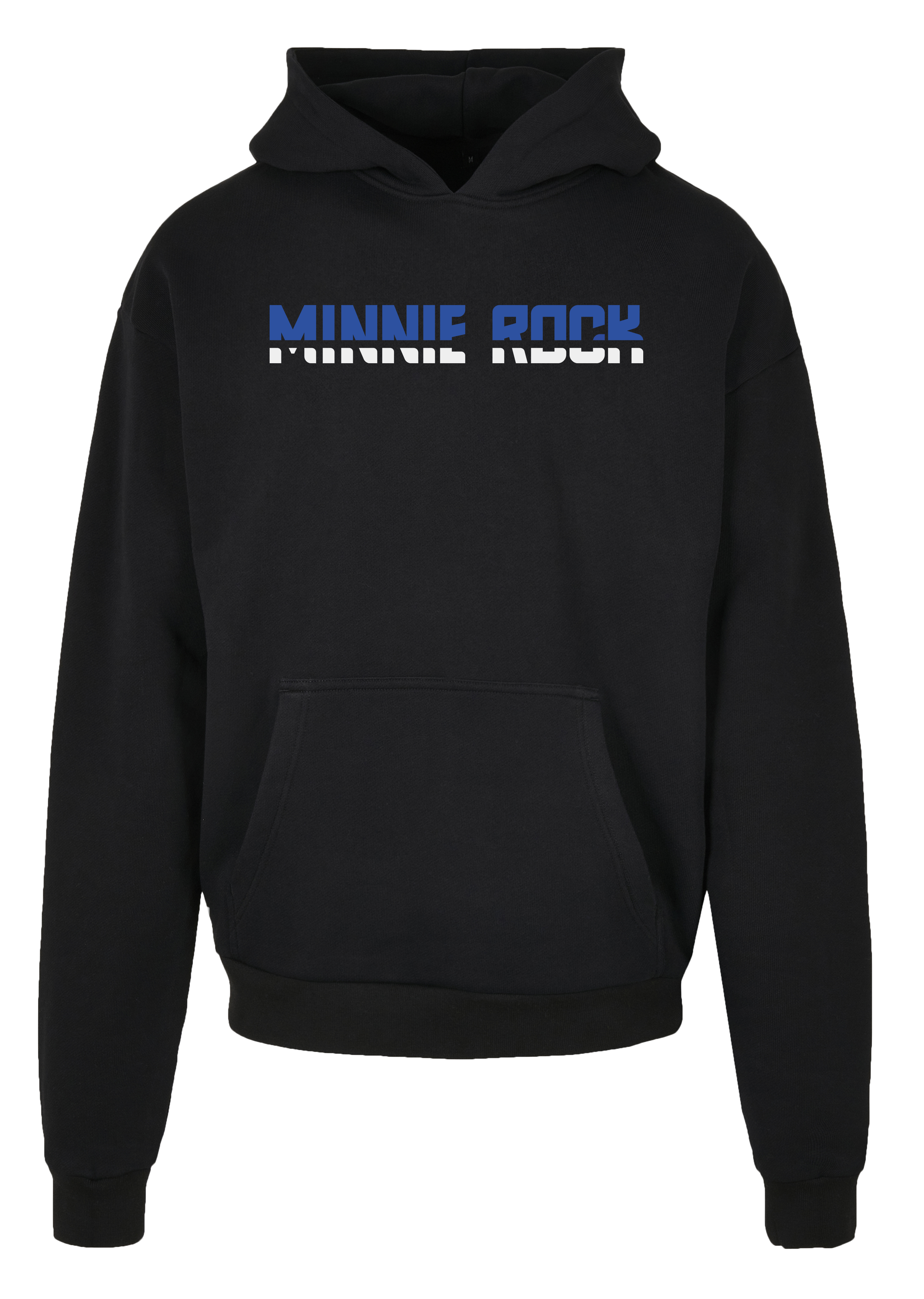 minnie rock - Schriftzug Unisex Oversized Hoodie [schwarz]