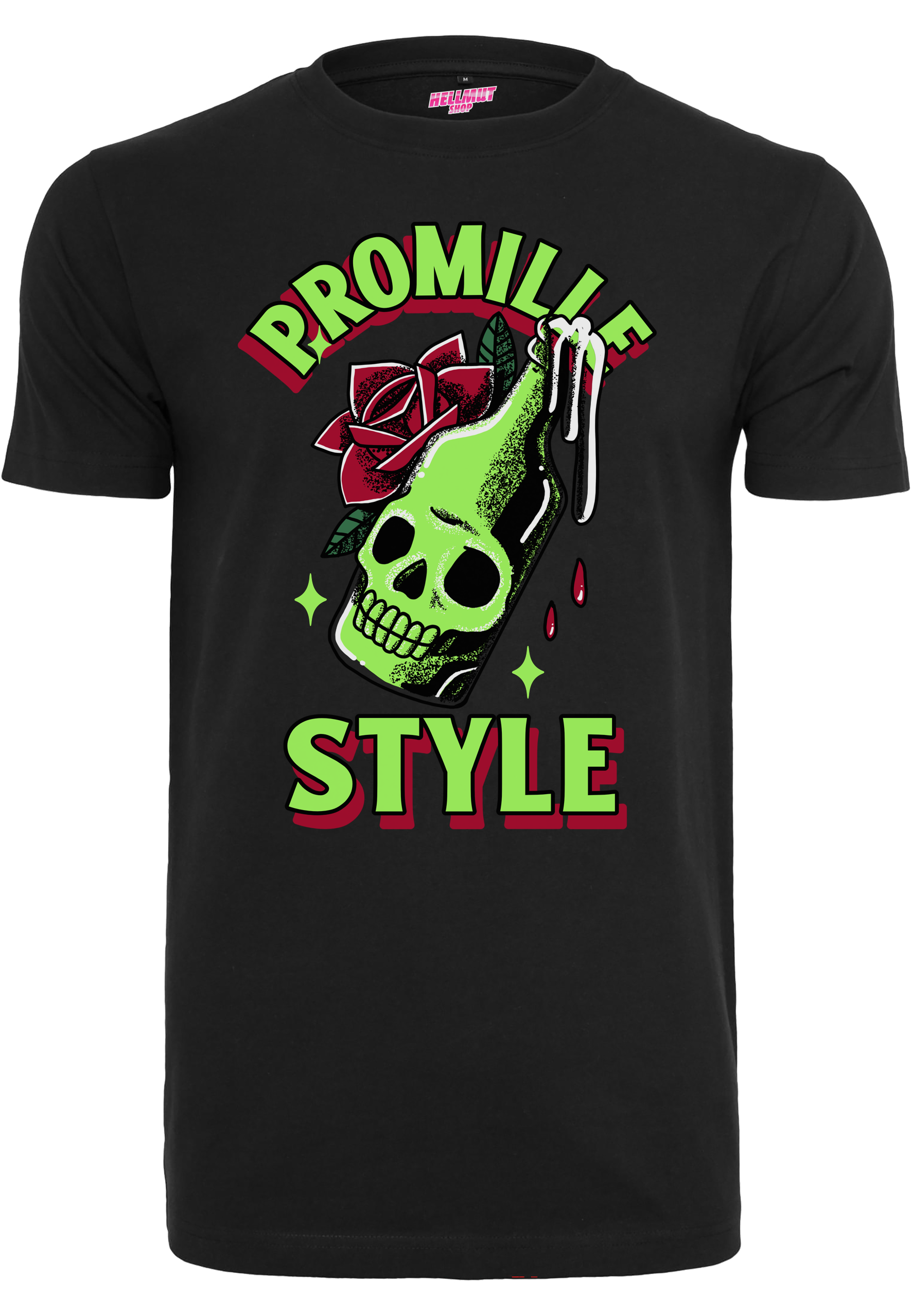 Promille Style -BottleSkull Shirt [black]